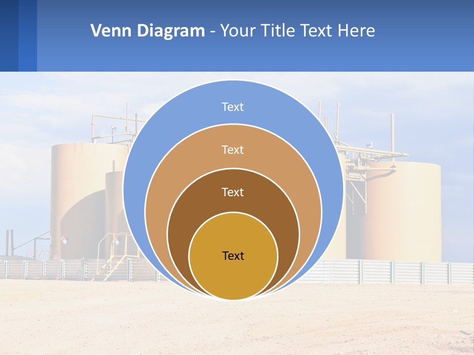 Barrels For Storage And Processing Of Oil Products PowerPoint Template