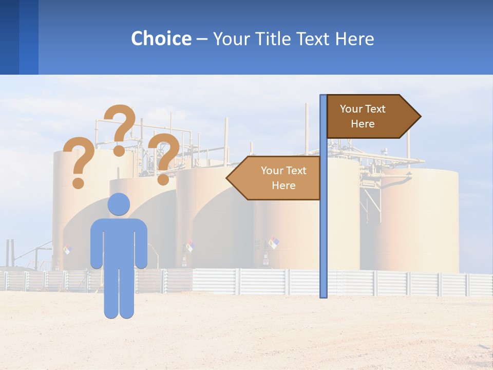 Barrels For Storage And Processing Of Oil Products PowerPoint Template