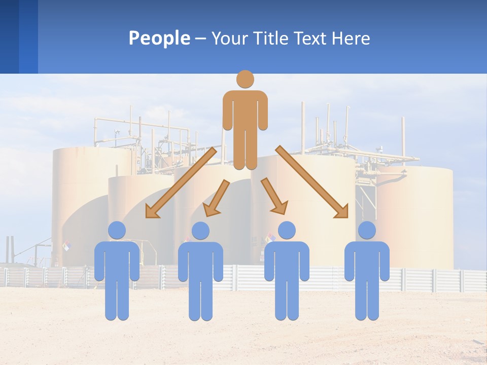 Barrels For Storage And Processing Of Oil Products PowerPoint Template