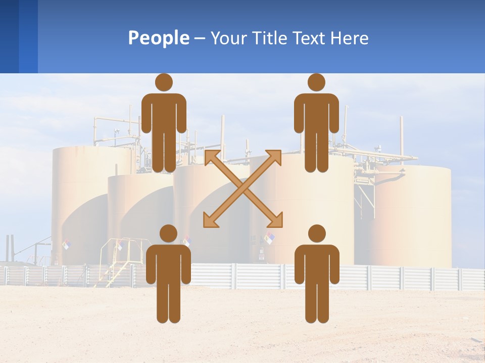 Barrels For Storage And Processing Of Oil Products PowerPoint Template