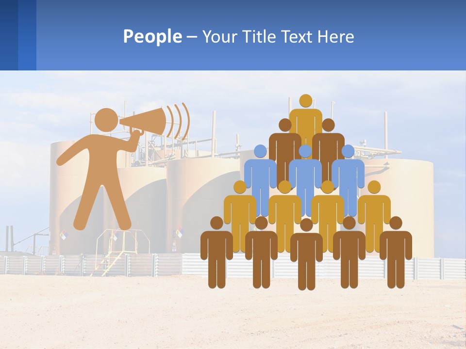 Barrels For Storage And Processing Of Oil Products PowerPoint Template