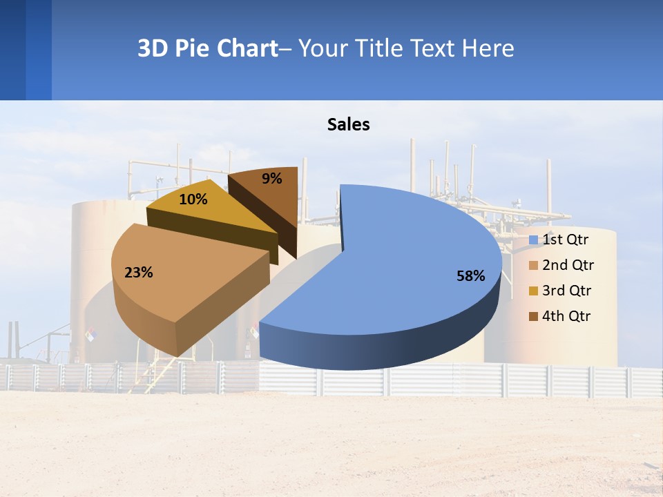 Barrels For Storage And Processing Of Oil Products PowerPoint Template