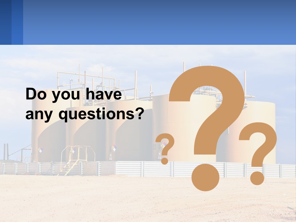 Barrels For Storage And Processing Of Oil Products PowerPoint Template