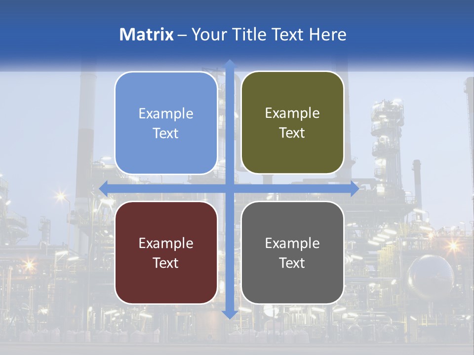 Industrial Gas Production PowerPoint Template