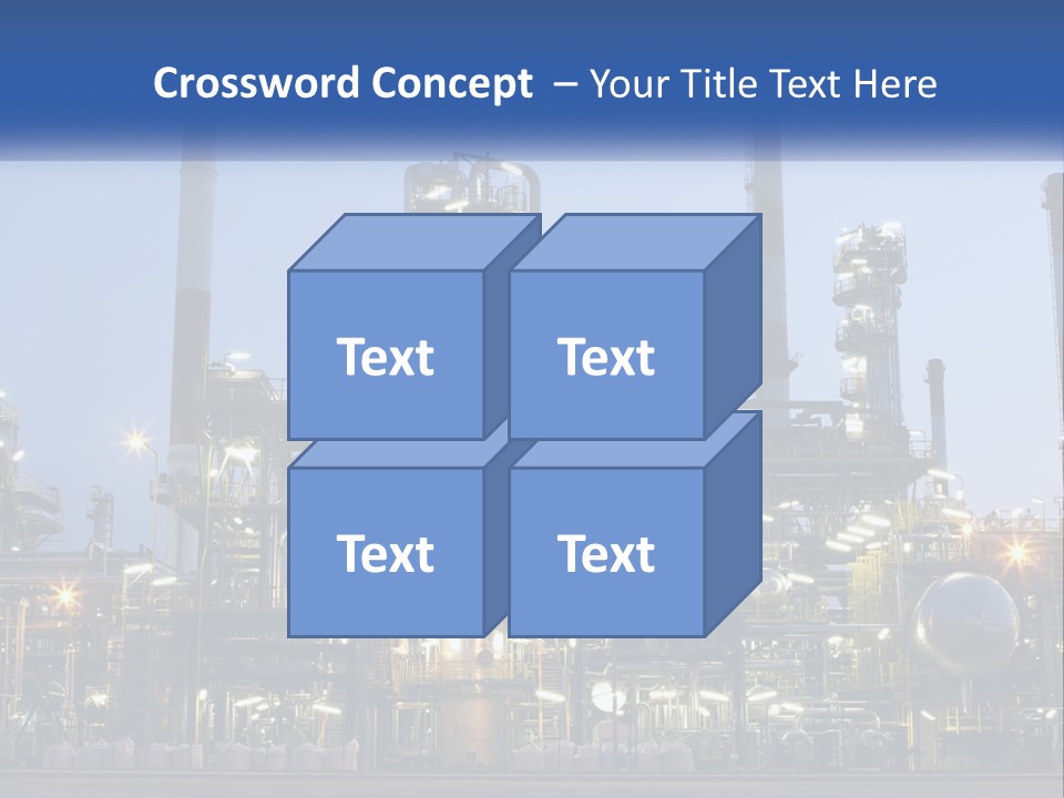 Industrial Gas Production PowerPoint Template