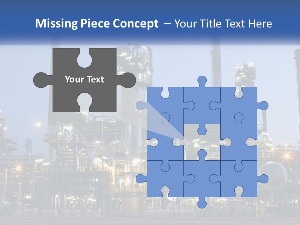 Industrial Gas Production PowerPoint Template