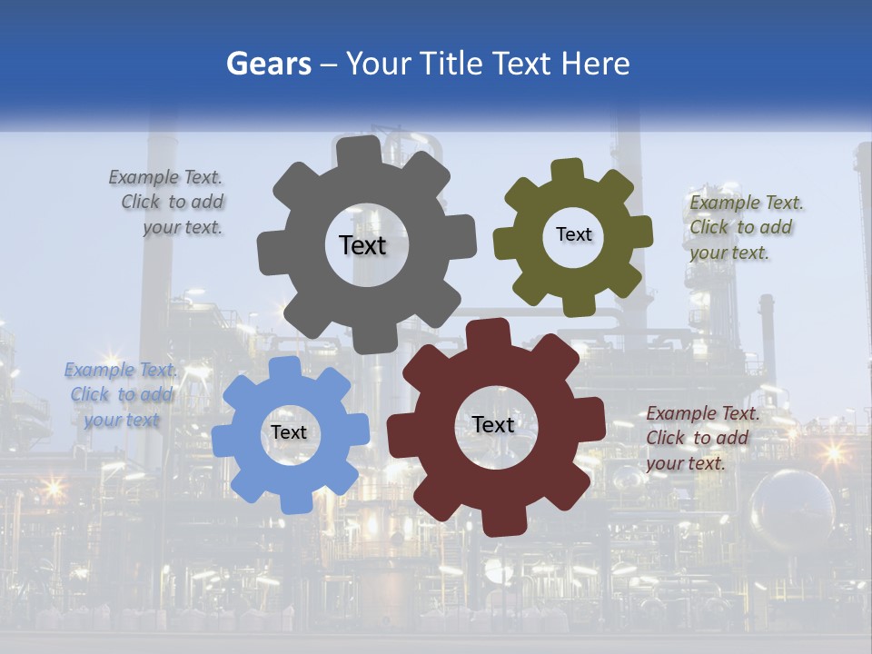 Industrial Gas Production PowerPoint Template