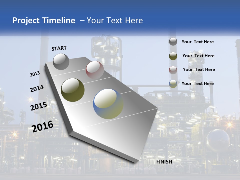 Industrial Gas Production PowerPoint Template