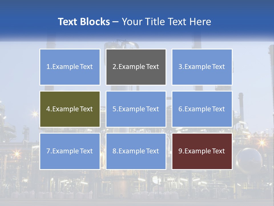Industrial Gas Production PowerPoint Template