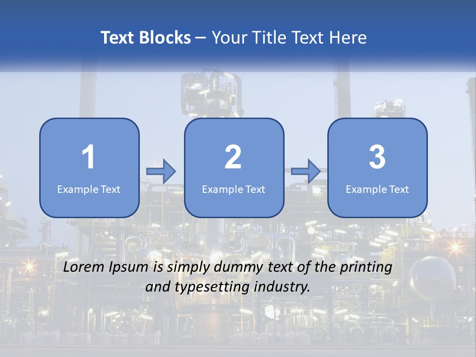 Industrial Gas Production PowerPoint Template