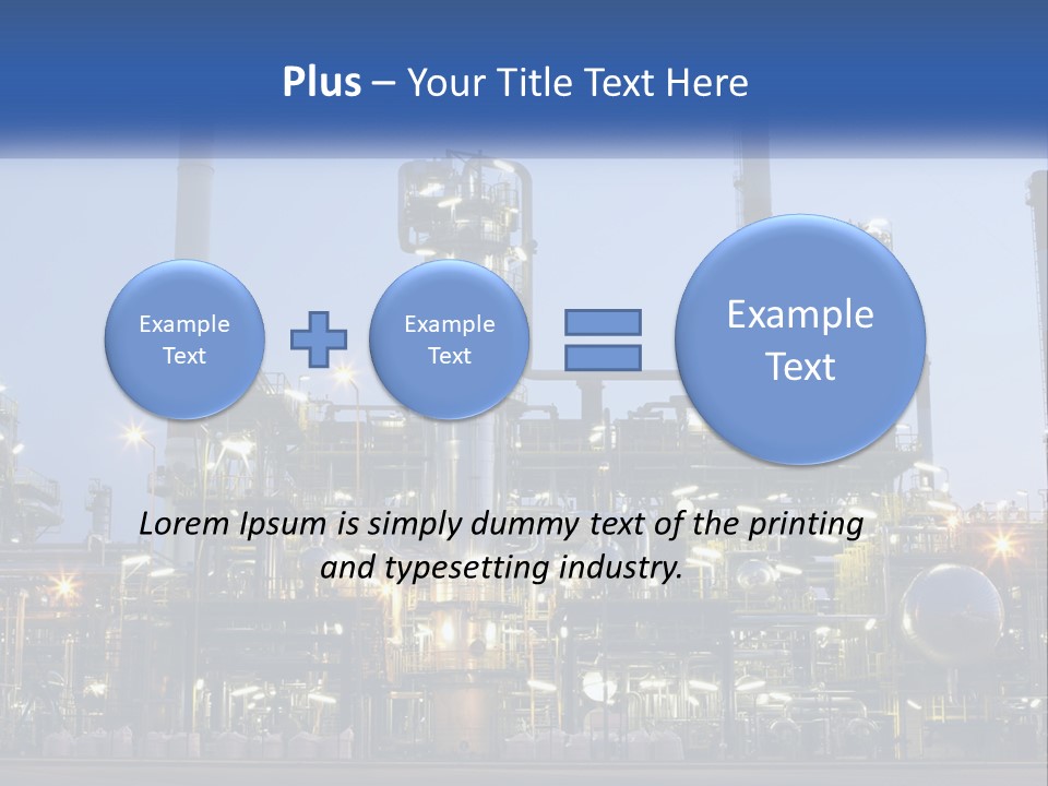 Industrial Gas Production PowerPoint Template