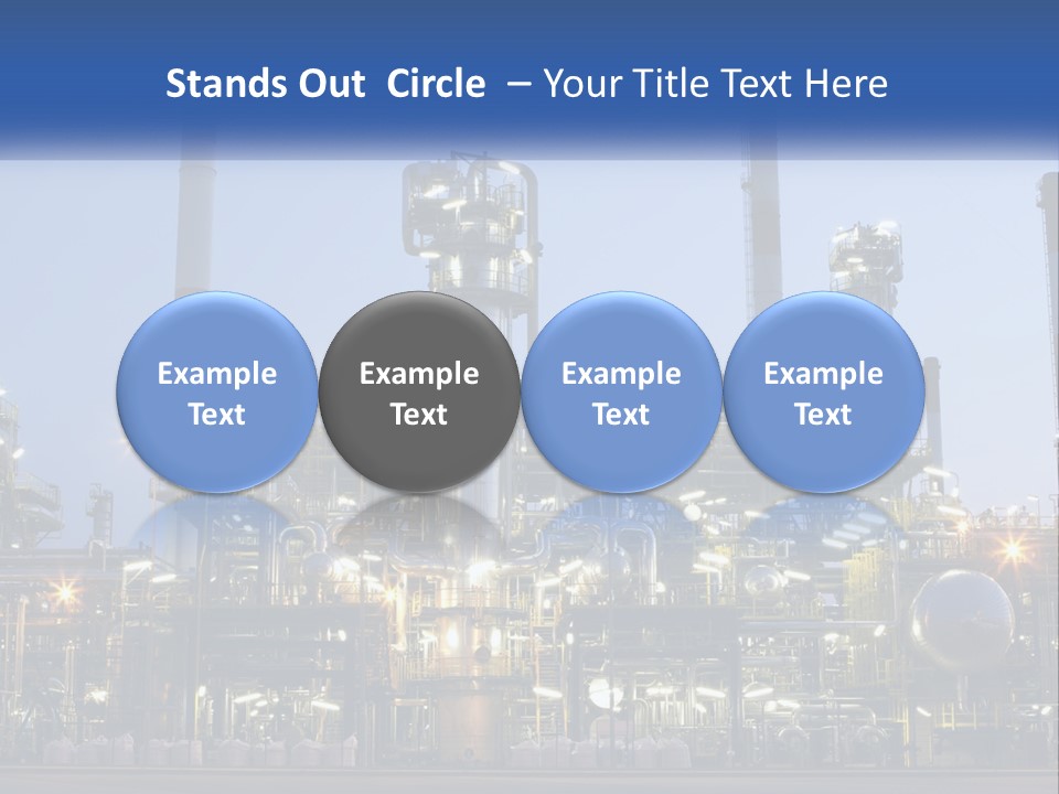 Industrial Gas Production PowerPoint Template