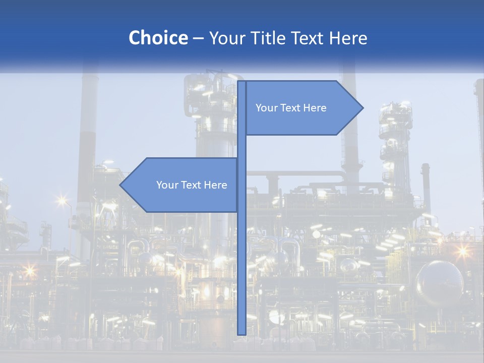 Industrial Gas Production PowerPoint Template