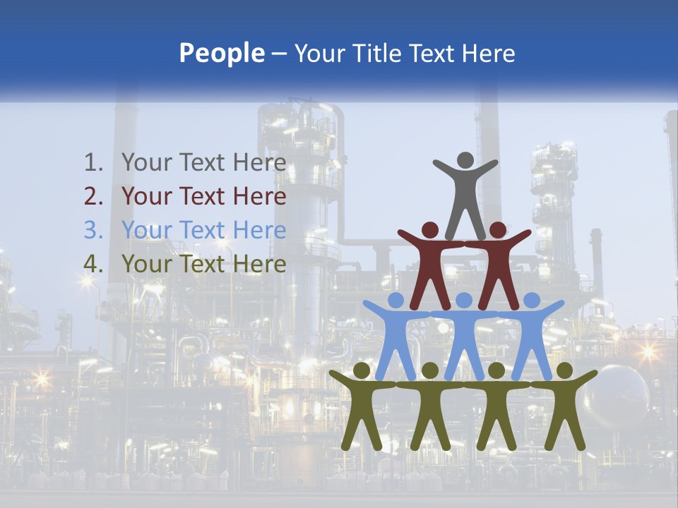 Industrial Gas Production PowerPoint Template