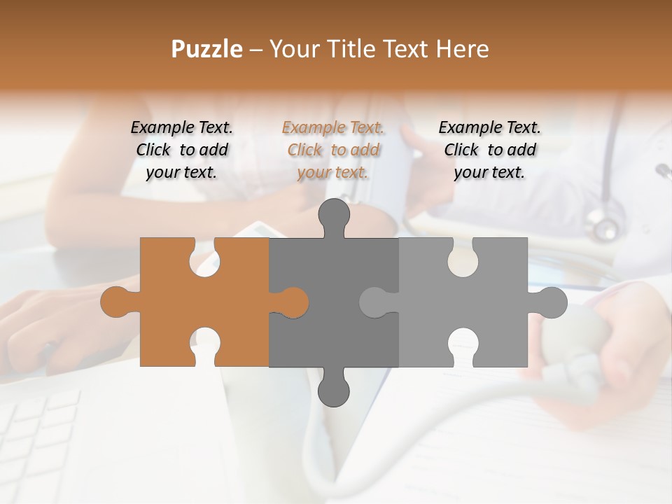 The Doctor Measures The Pressure PowerPoint Template