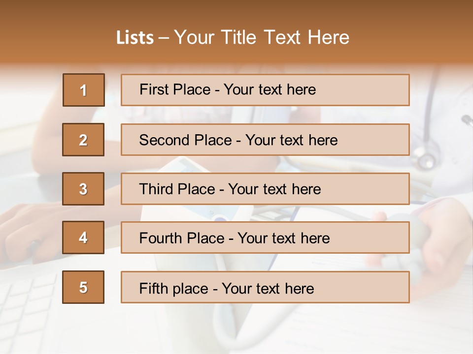 The Doctor Measures The Pressure PowerPoint Template