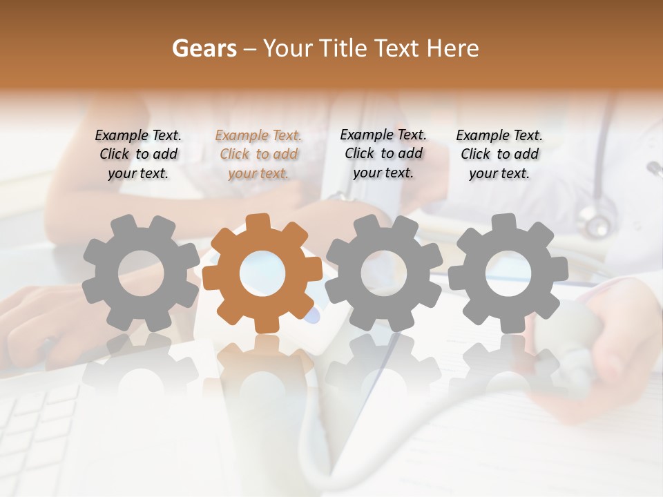 The Doctor Measures The Pressure PowerPoint Template