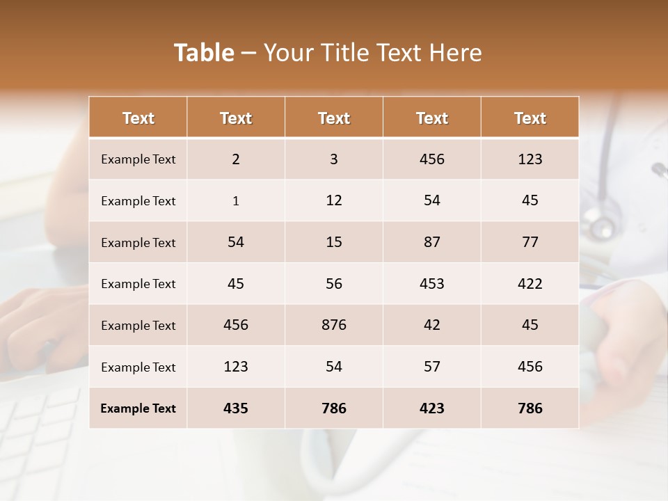 The Doctor Measures The Pressure PowerPoint Template