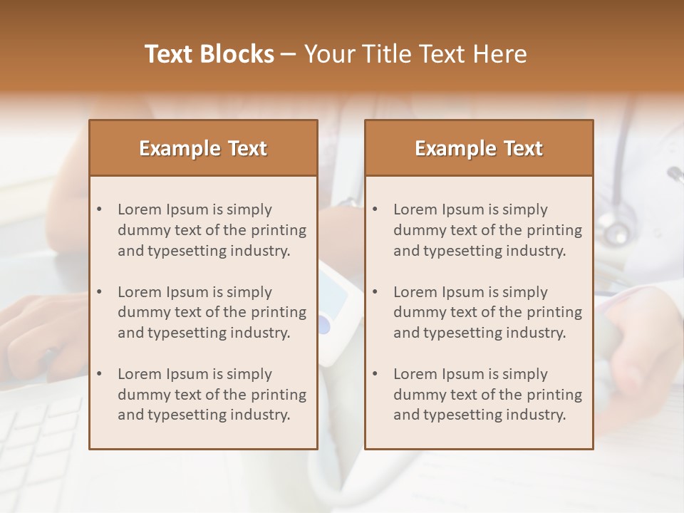 The Doctor Measures The Pressure PowerPoint Template