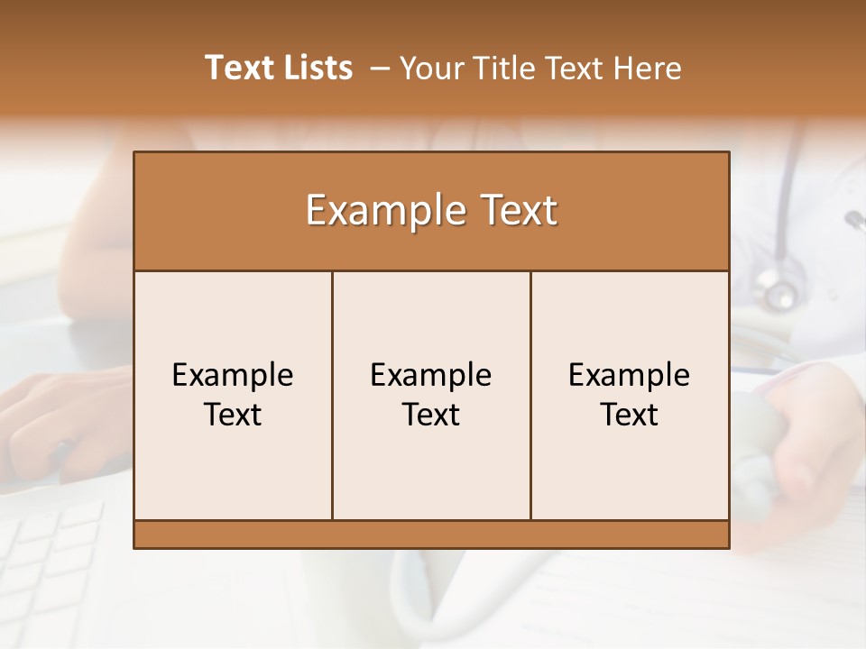 The Doctor Measures The Pressure PowerPoint Template