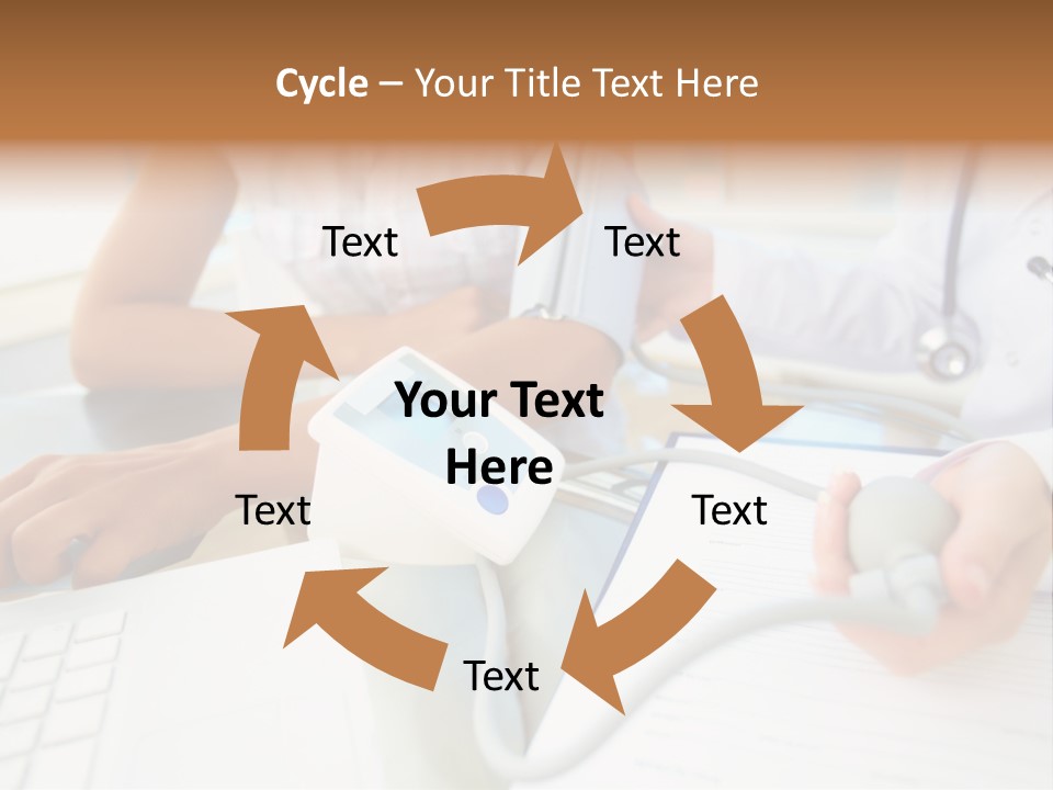 The Doctor Measures The Pressure PowerPoint Template