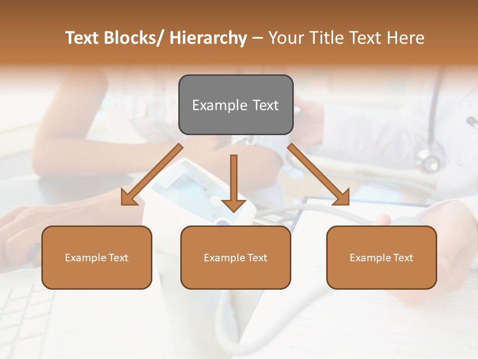 The Doctor Measures The Pressure PowerPoint Template