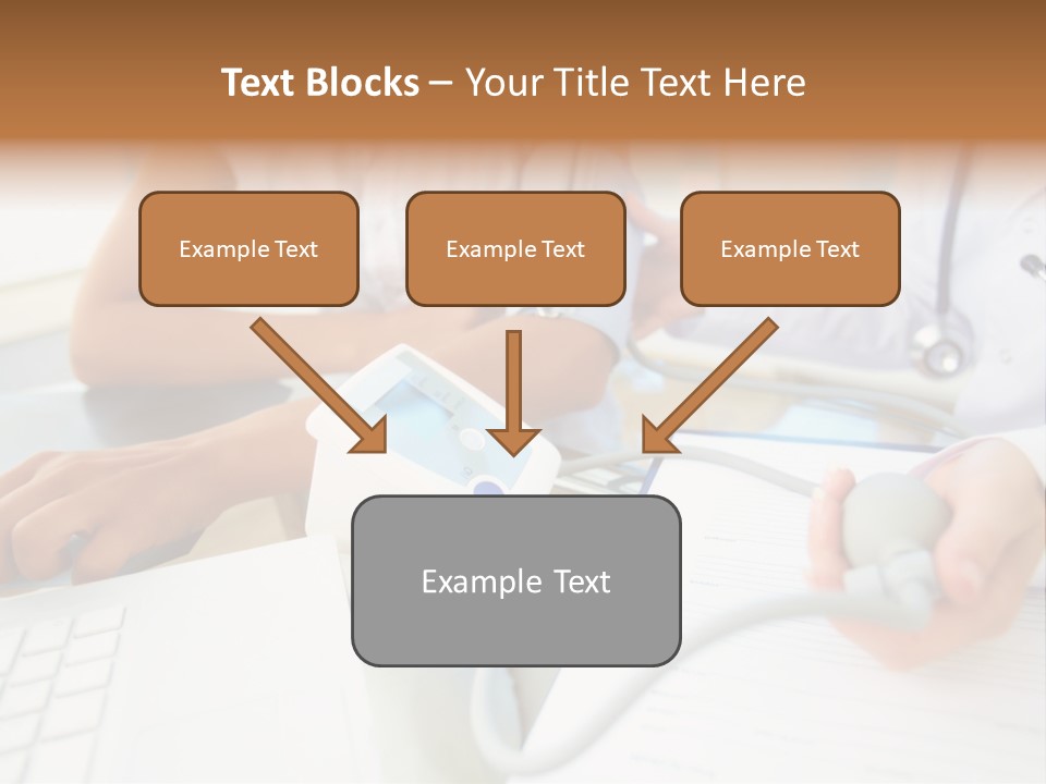 The Doctor Measures The Pressure PowerPoint Template