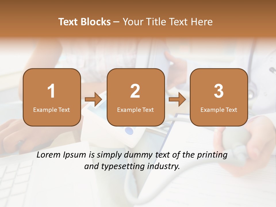 The Doctor Measures The Pressure PowerPoint Template