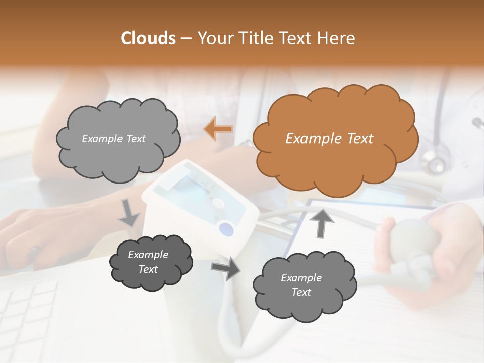 The Doctor Measures The Pressure PowerPoint Template