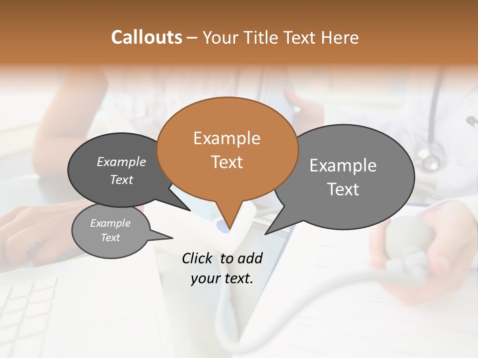 The Doctor Measures The Pressure PowerPoint Template