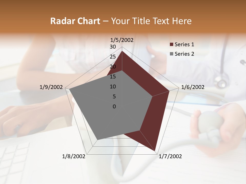 The Doctor Measures The Pressure PowerPoint Template