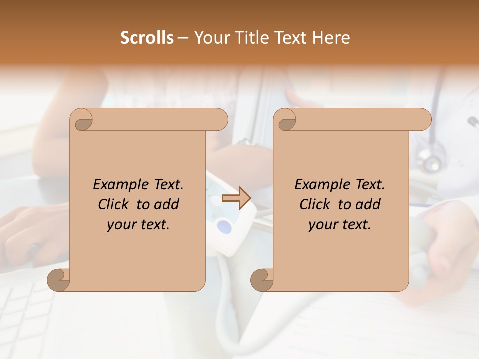 The Doctor Measures The Pressure PowerPoint Template