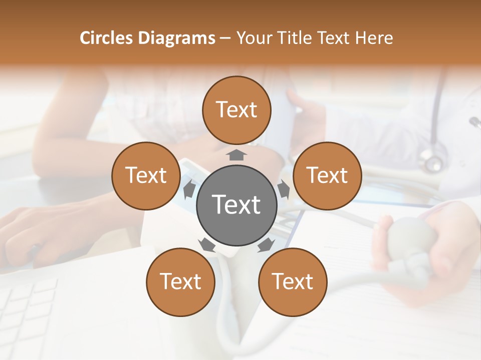 The Doctor Measures The Pressure PowerPoint Template