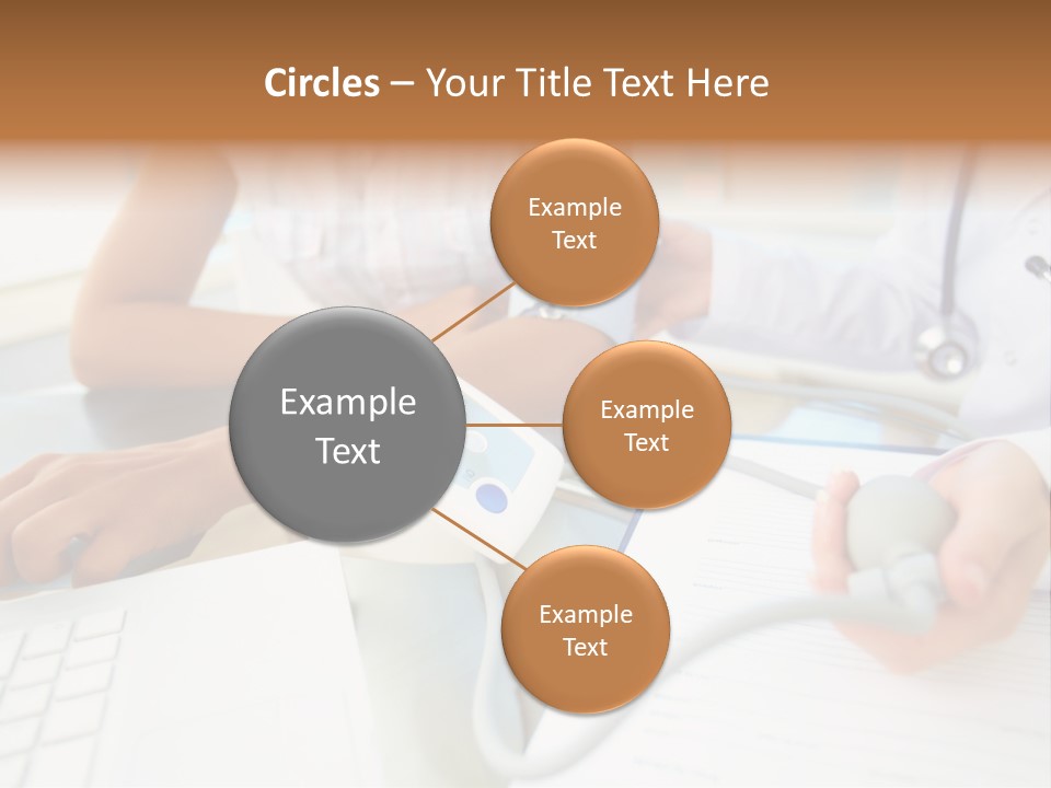 The Doctor Measures The Pressure PowerPoint Template