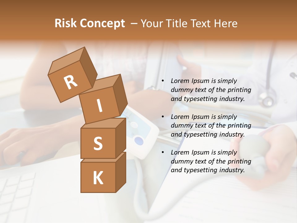 The Doctor Measures The Pressure PowerPoint Template