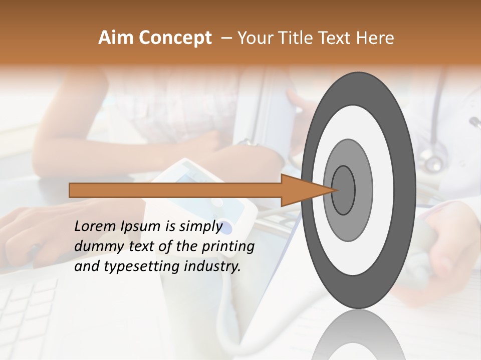 The Doctor Measures The Pressure PowerPoint Template