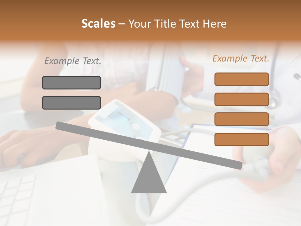 The Doctor Measures The Pressure PowerPoint Template