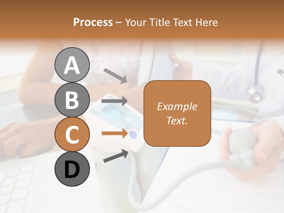 The Doctor Measures The Pressure PowerPoint Template