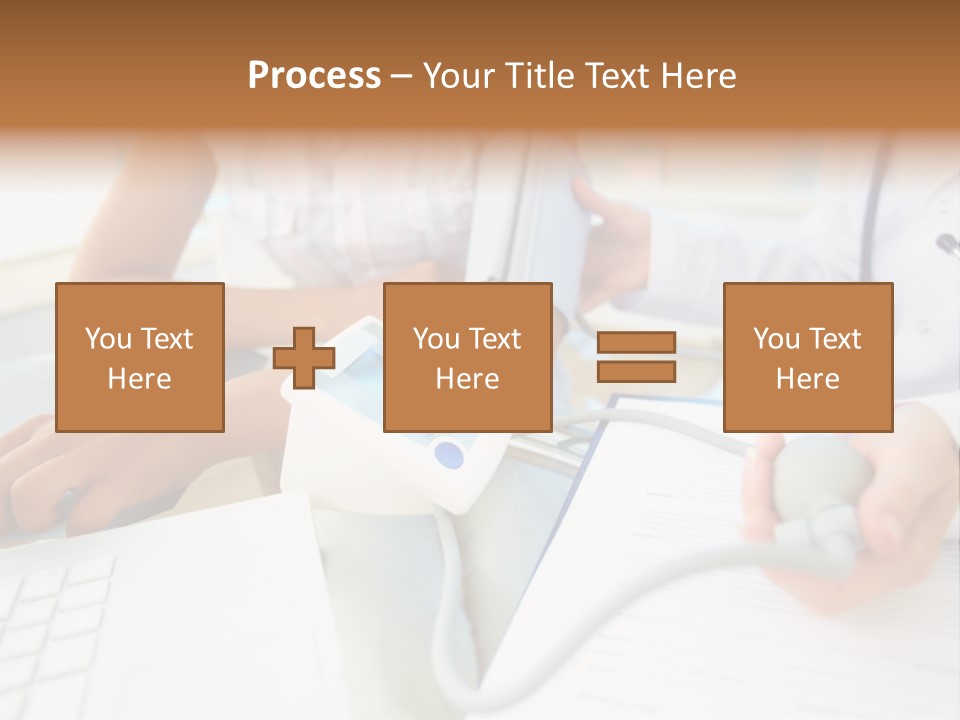 The Doctor Measures The Pressure PowerPoint Template