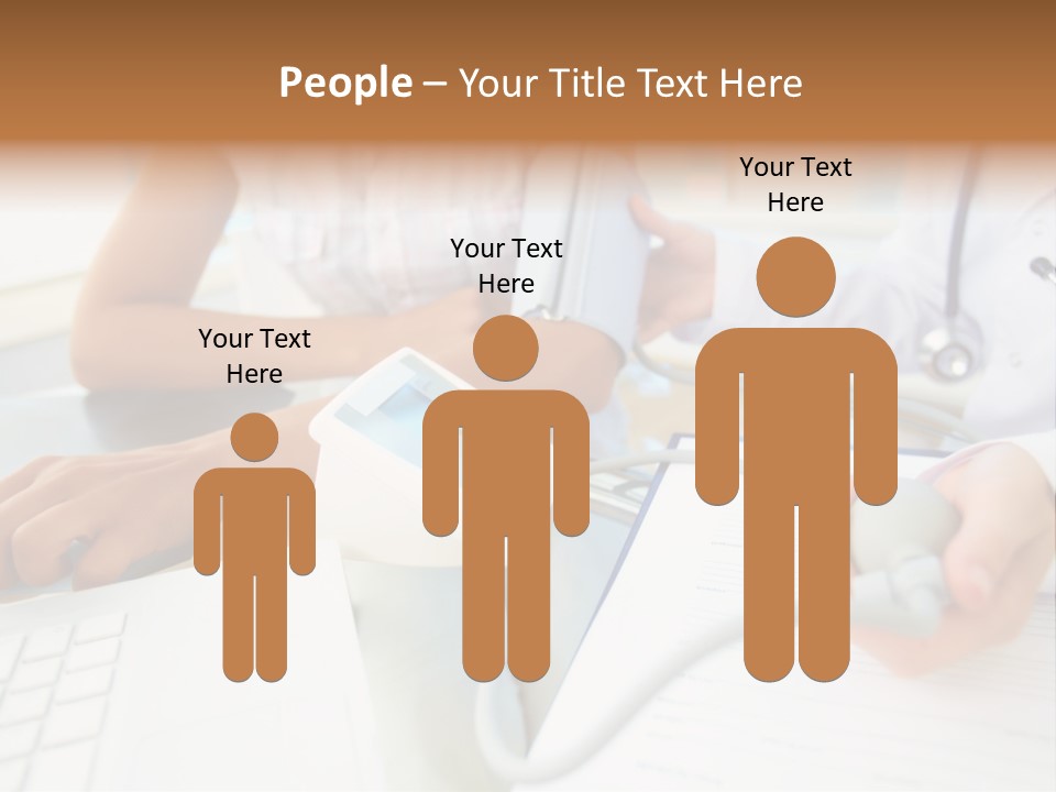 The Doctor Measures The Pressure PowerPoint Template