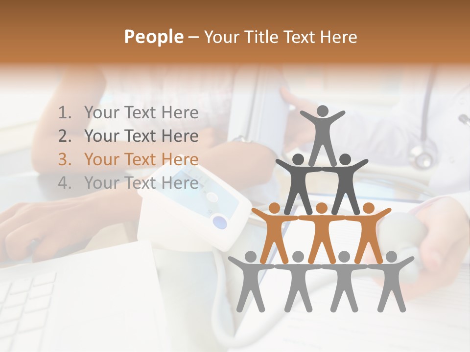 The Doctor Measures The Pressure PowerPoint Template