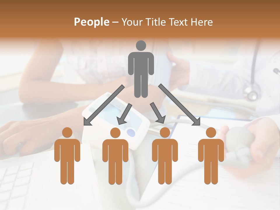 The Doctor Measures The Pressure PowerPoint Template