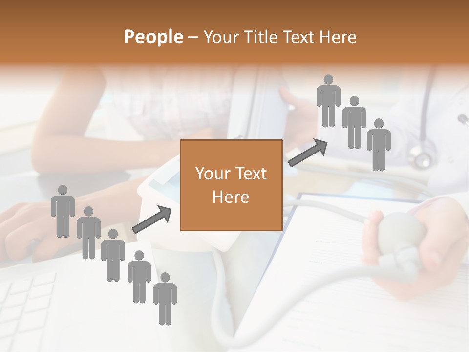 The Doctor Measures The Pressure PowerPoint Template