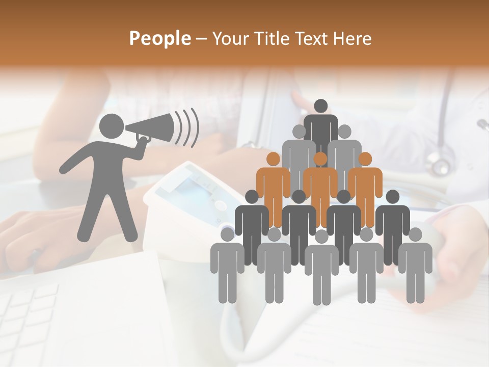 The Doctor Measures The Pressure PowerPoint Template