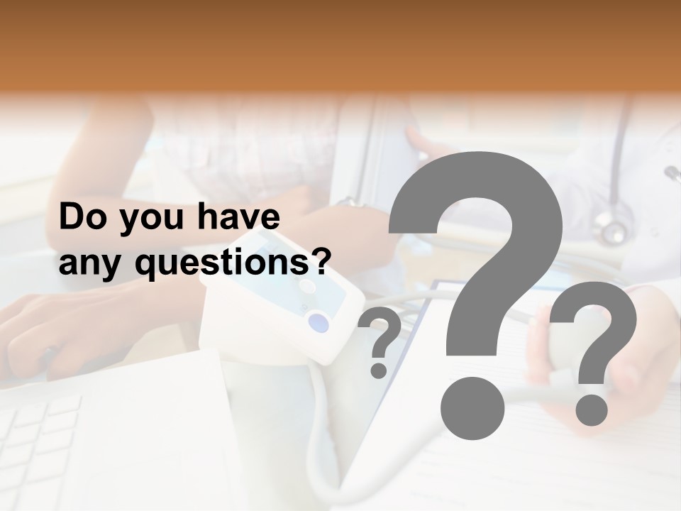 The Doctor Measures The Pressure PowerPoint Template