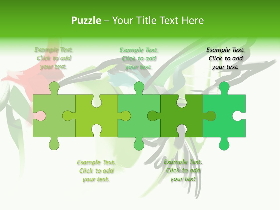 Watercolor Painting Of A Hummingbird And A Flower PowerPoint Template