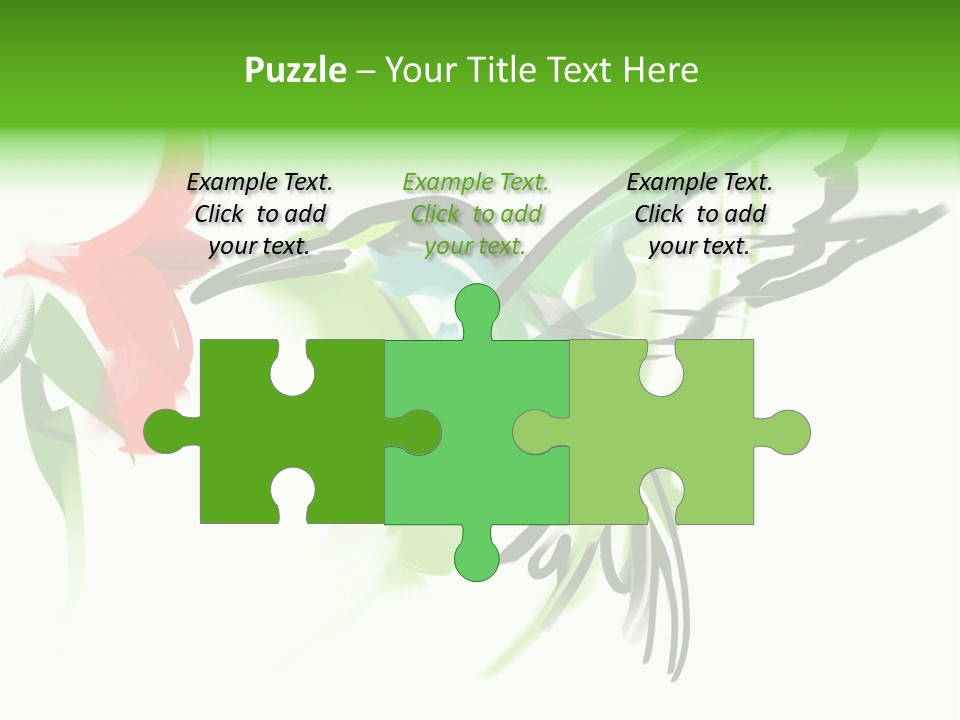 Watercolor Painting Of A Hummingbird And A Flower PowerPoint Template