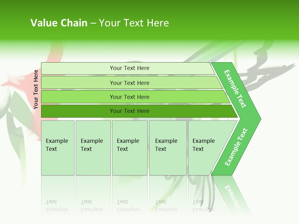 Watercolor Painting Of A Hummingbird And A Flower PowerPoint Template
