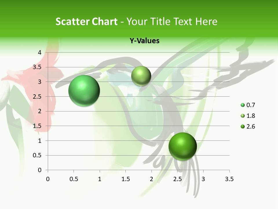 Watercolor Painting Of A Hummingbird And A Flower PowerPoint Template