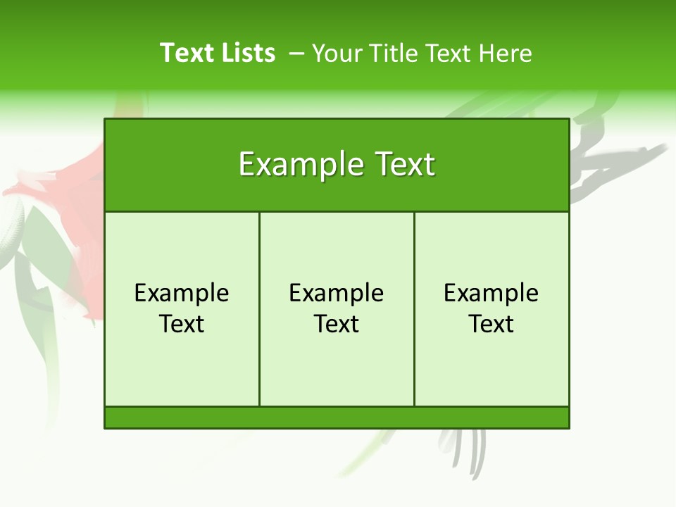 Watercolor Painting Of A Hummingbird And A Flower PowerPoint Template